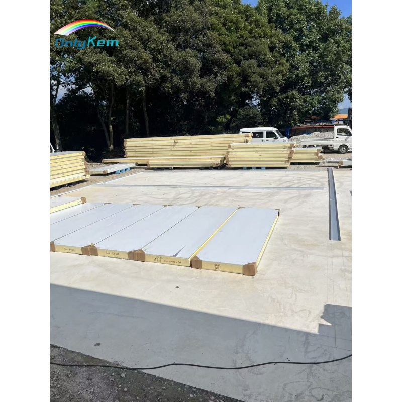 100mm/120mm/150mm PU Panel Walk in Chiller Freezer Room Sandwich Panel in USA