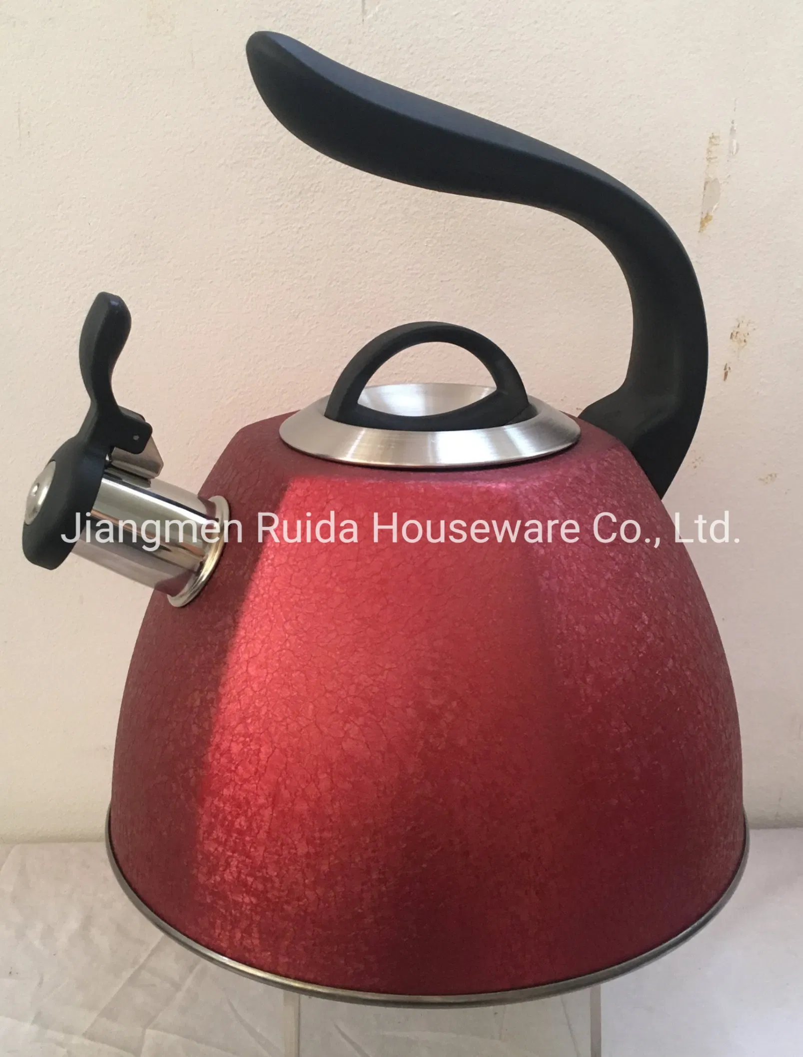 Stove Top Kettle for Sale 3.0L Stainless Steel Whistling Kettle in Color Painting