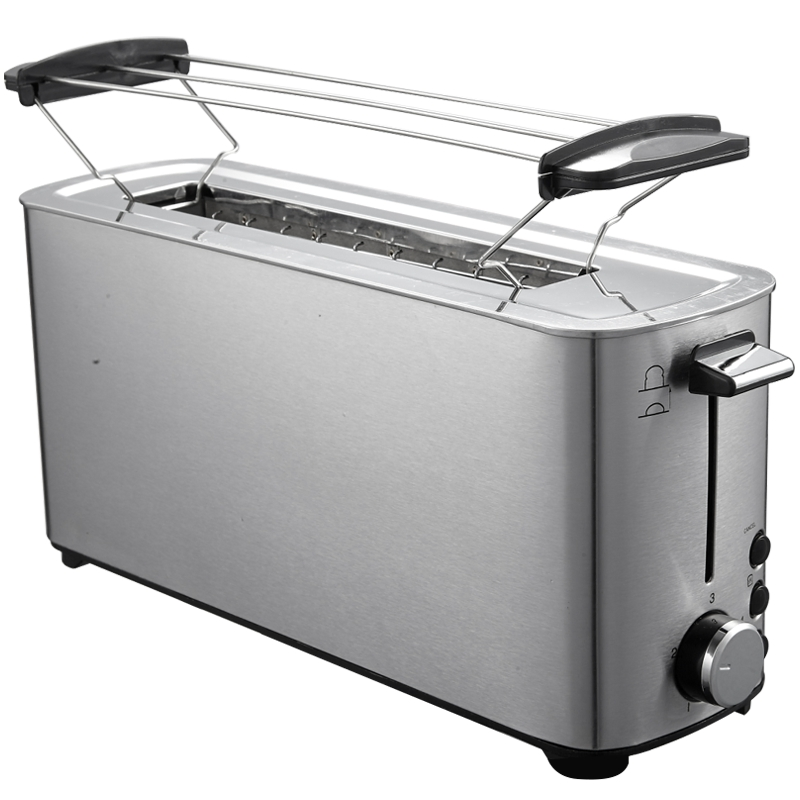 Tenfly Factory Custom Toaster 2 Slice Single Slot Stainless Steel Bread Toaster