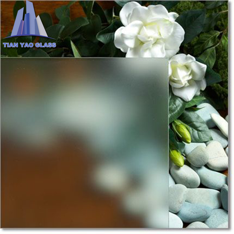 3mm-10mm Frosted Opaque Acid Etched Anti-Fingerprint Glass for Decoration and Interior Partitions