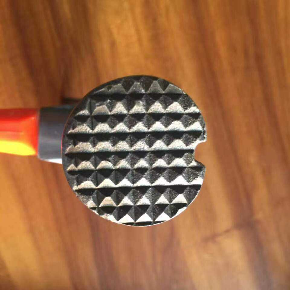 Two-Color All-Plastic Covered Handle Mirror Polishing Claw Hammer