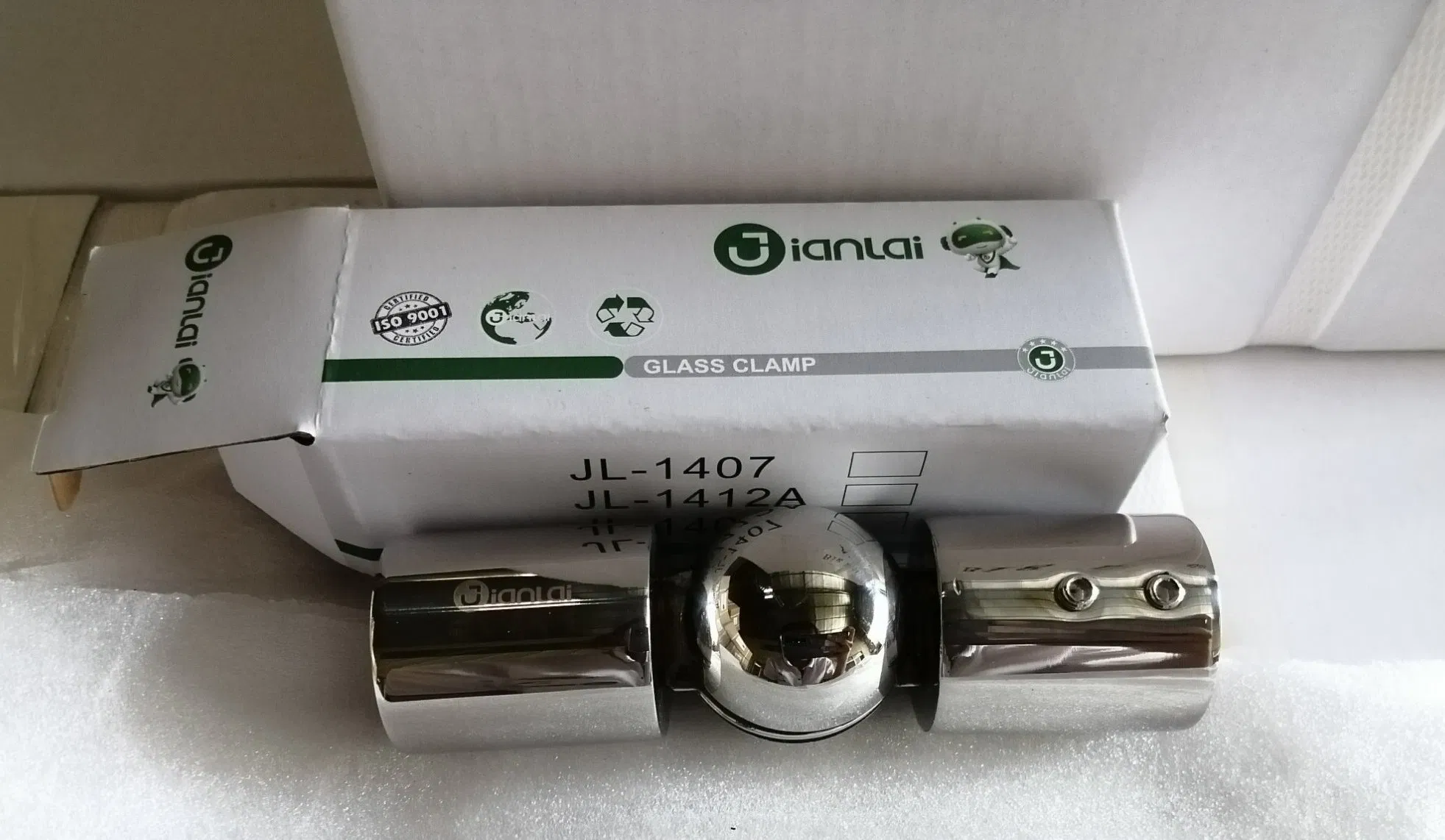 Stainless Steel Bathroom Glass Fittings Shower Room Accessories Bar Connector