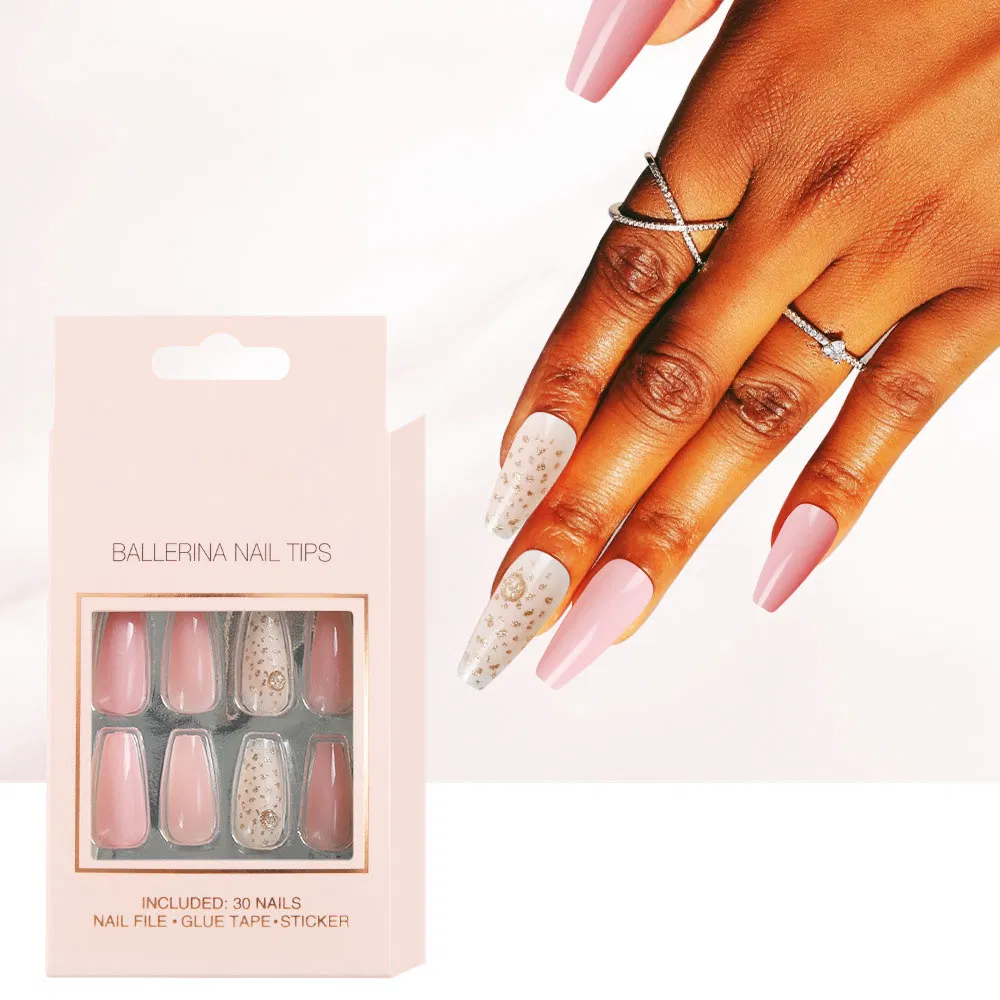 Wholesale Press on Nails, Full Cover Artificial Fingernails for Women Girl