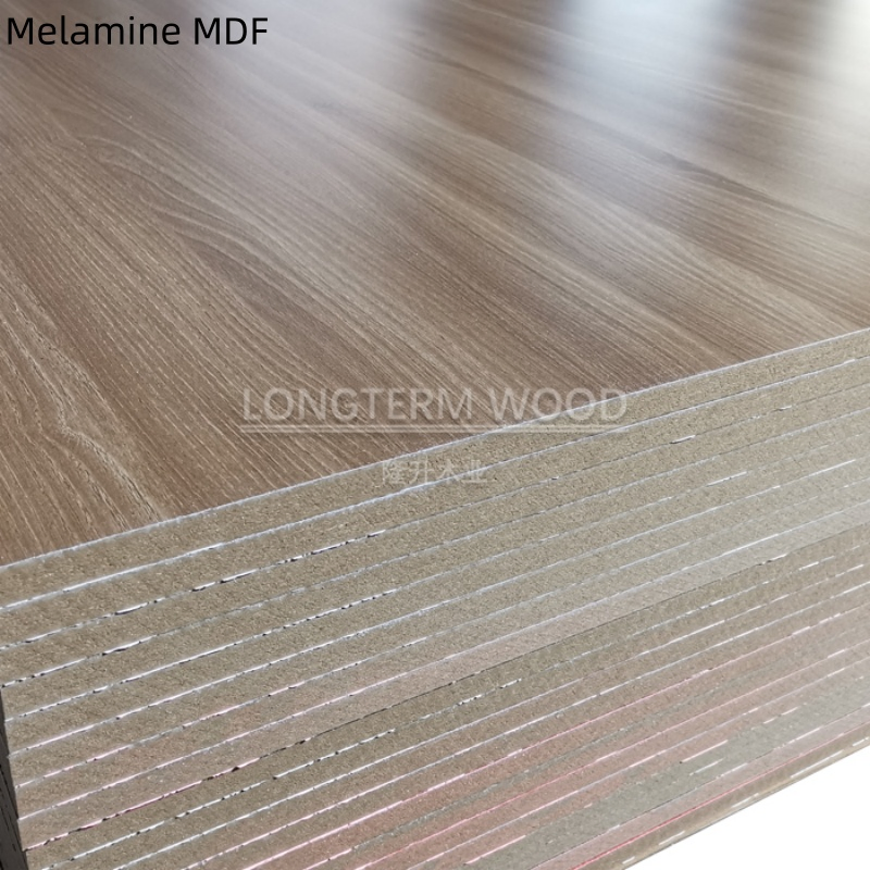 1220X2440mm 3mm 18mm Veneered White Plain Furniture Both Sides Melamine MDF