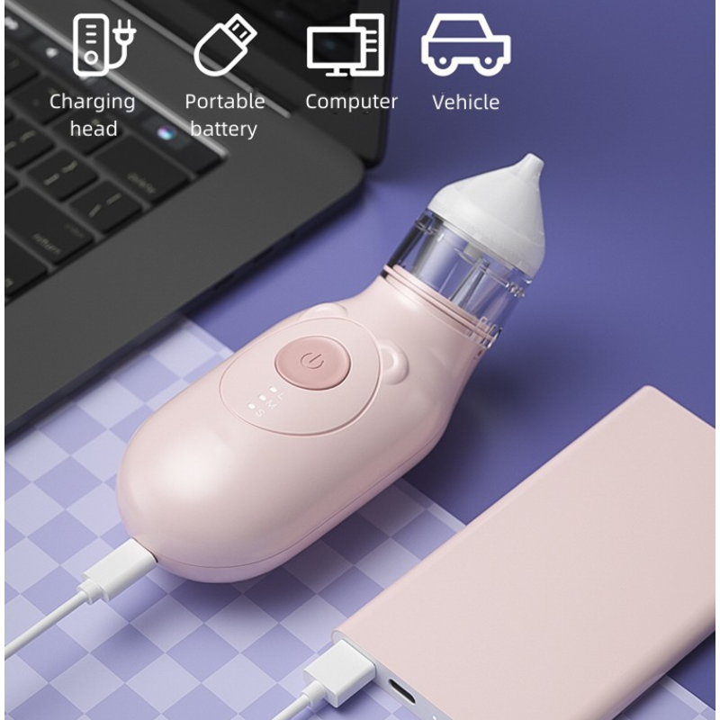 Gentle 3-Mode Electric Nasal Aspirator for Easy Breathing