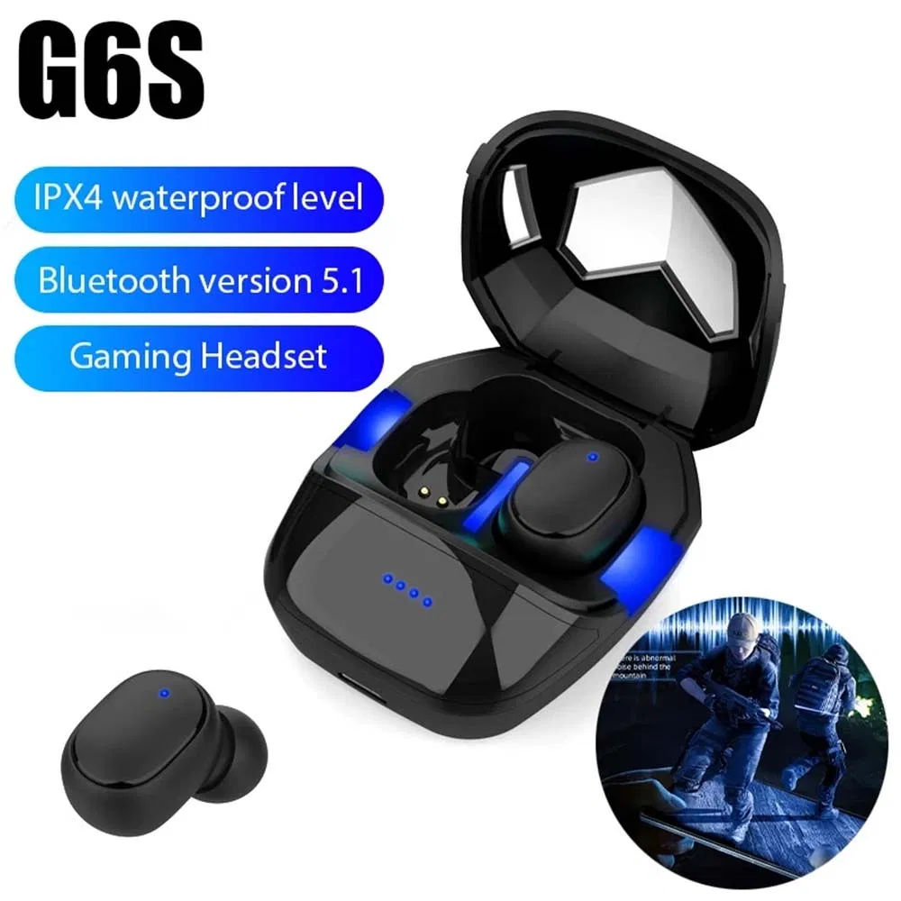 G6s Tws Bluetooth Gaming Headset Stereo Game Wireless Low Latency Earphones