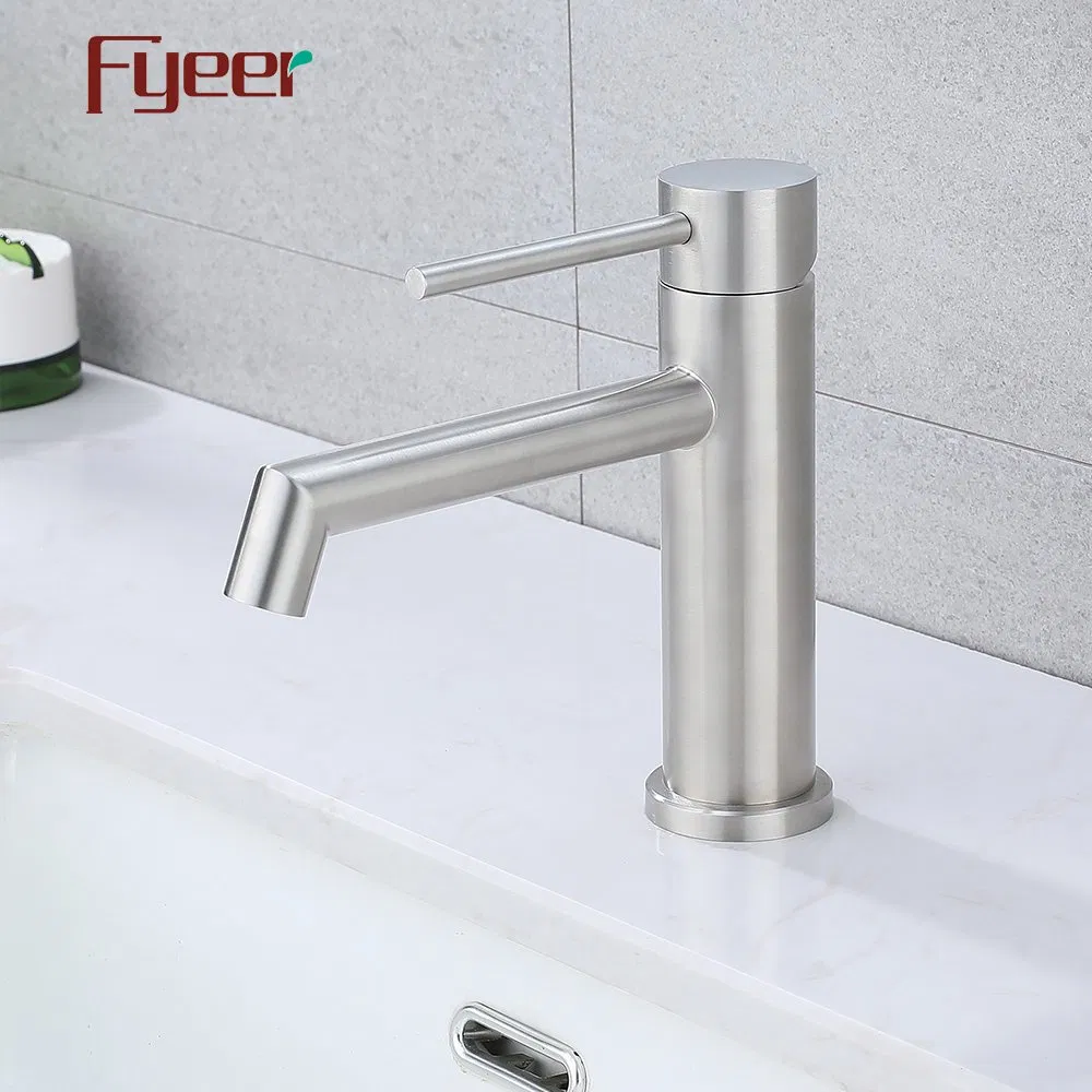 Смеситель для раковины Fyeer SUS 304, черный