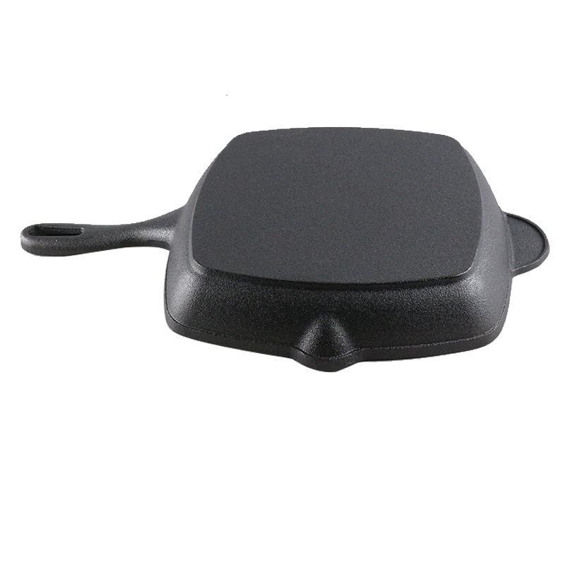 Чугунная сковорода с антипригарным покрытием, 26 см