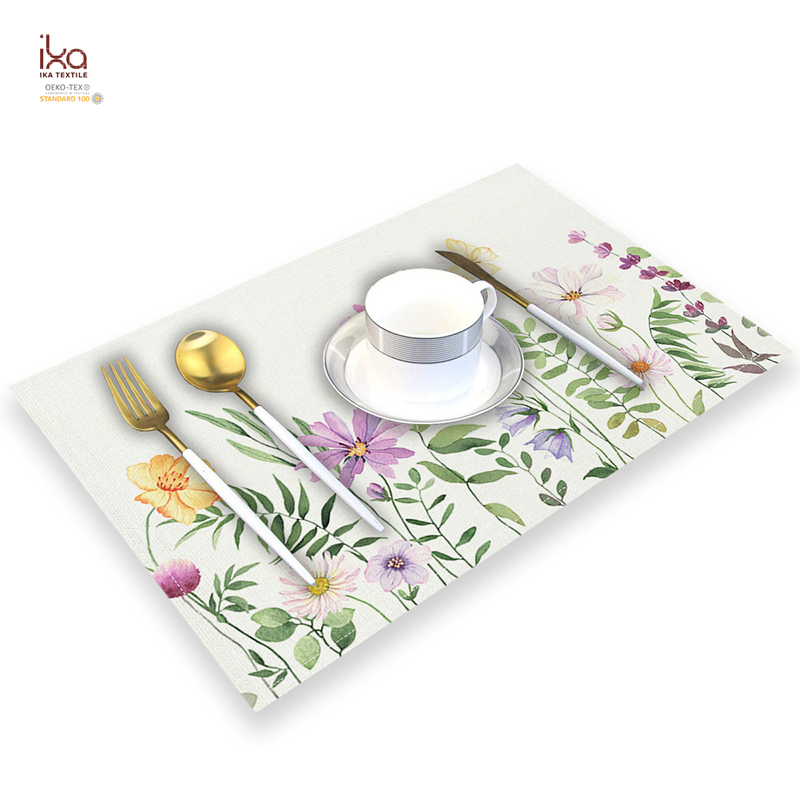 Activity Colorful Hotel Living Room Home Outdoor Indoor Christmas Decoration Dining Table Custom Design Cotton Linen Placemat for Home