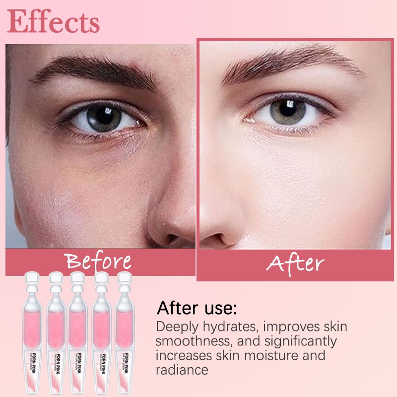 Pdrn Pink Single Use Serum Moisturizing Hydrating Niacinamide Collagen Peptides Korean Skincare One-Day Pdrn Pink Drop Ampoule