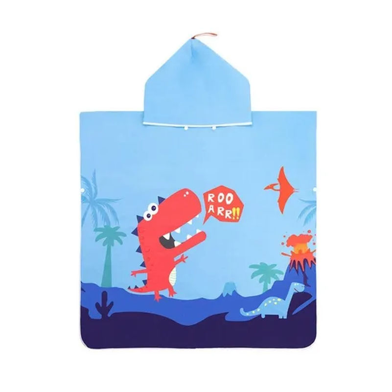 Toddlers Beach Bath Towel with Hood for Kids Boys Girls Super Soft Absorbent Cotton for Bath, Pool, Beach Swim Coverups Bathrobe Tg009_14