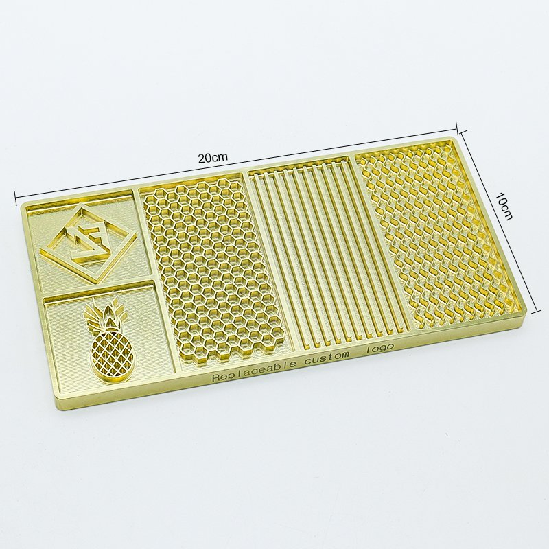 Лоток для льда с узором, латунь