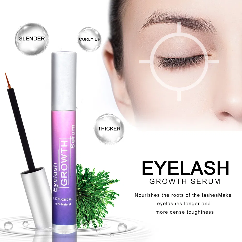 Wholesale Eyelash Serum Lash Keratin Castor Oil Natural Eye Brow Lash Growth Extension Eyelash Growth Serum Private Label