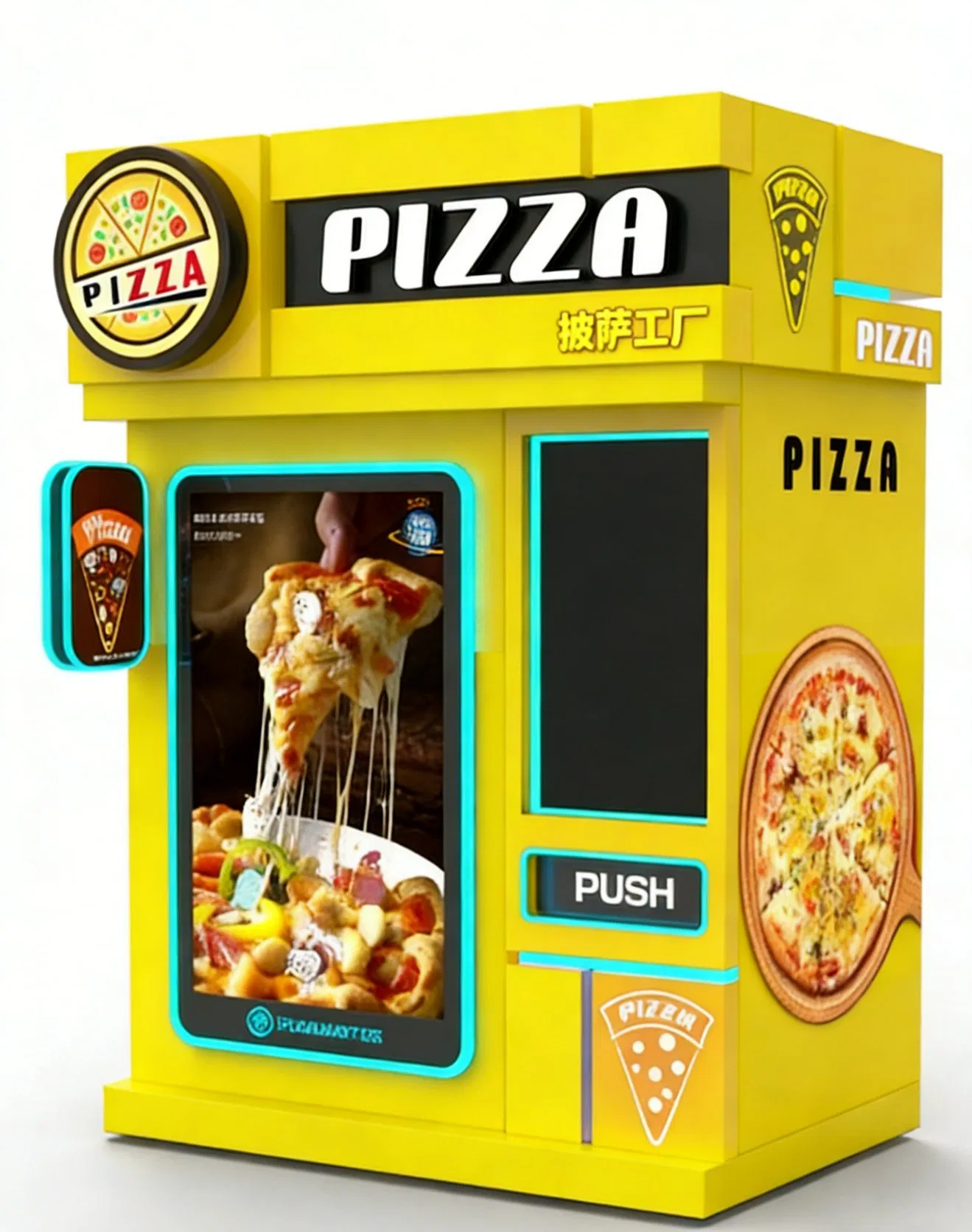 Making Vending Machine Fast Food Fully Automatic Pizza Vending Machine