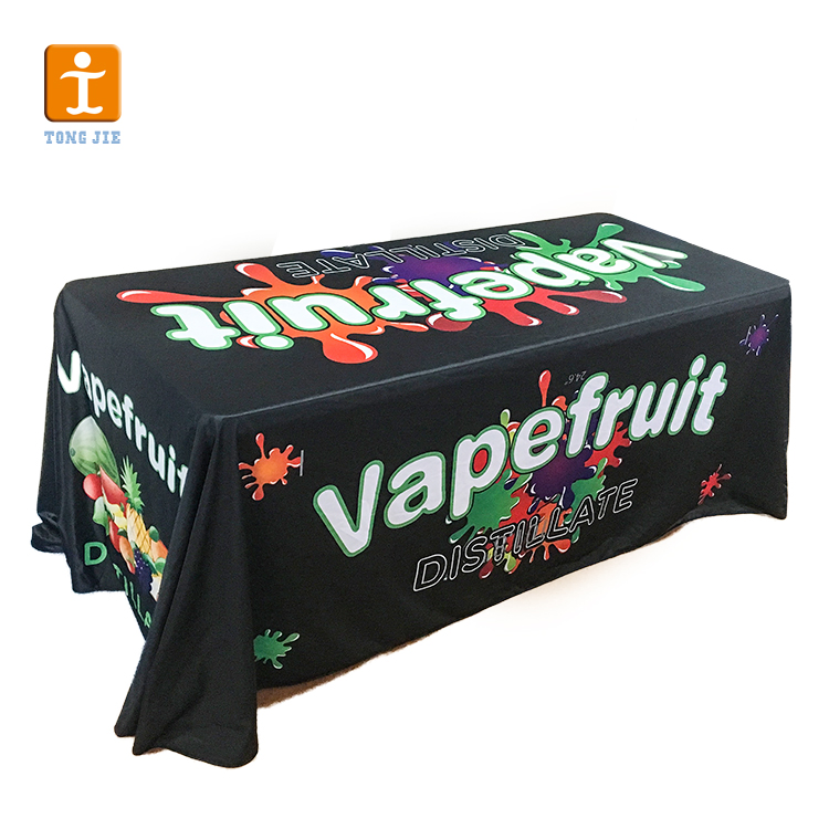 Sequence Pool Fitted Table Restaurant Meeting Poly Cotton Tablecloth Table Cover 100 Polyester Rectangle