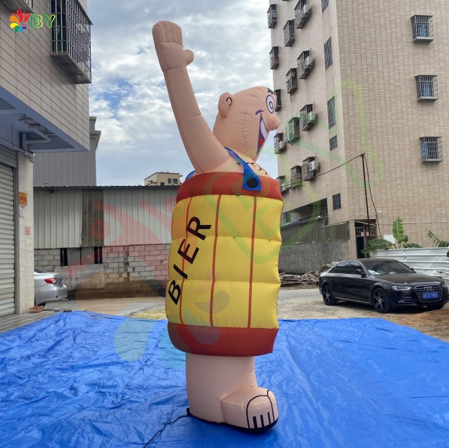 Hot Sale to Holland Inflatable Opblaasbaar Half Abraham Doll Balloon for Hire
