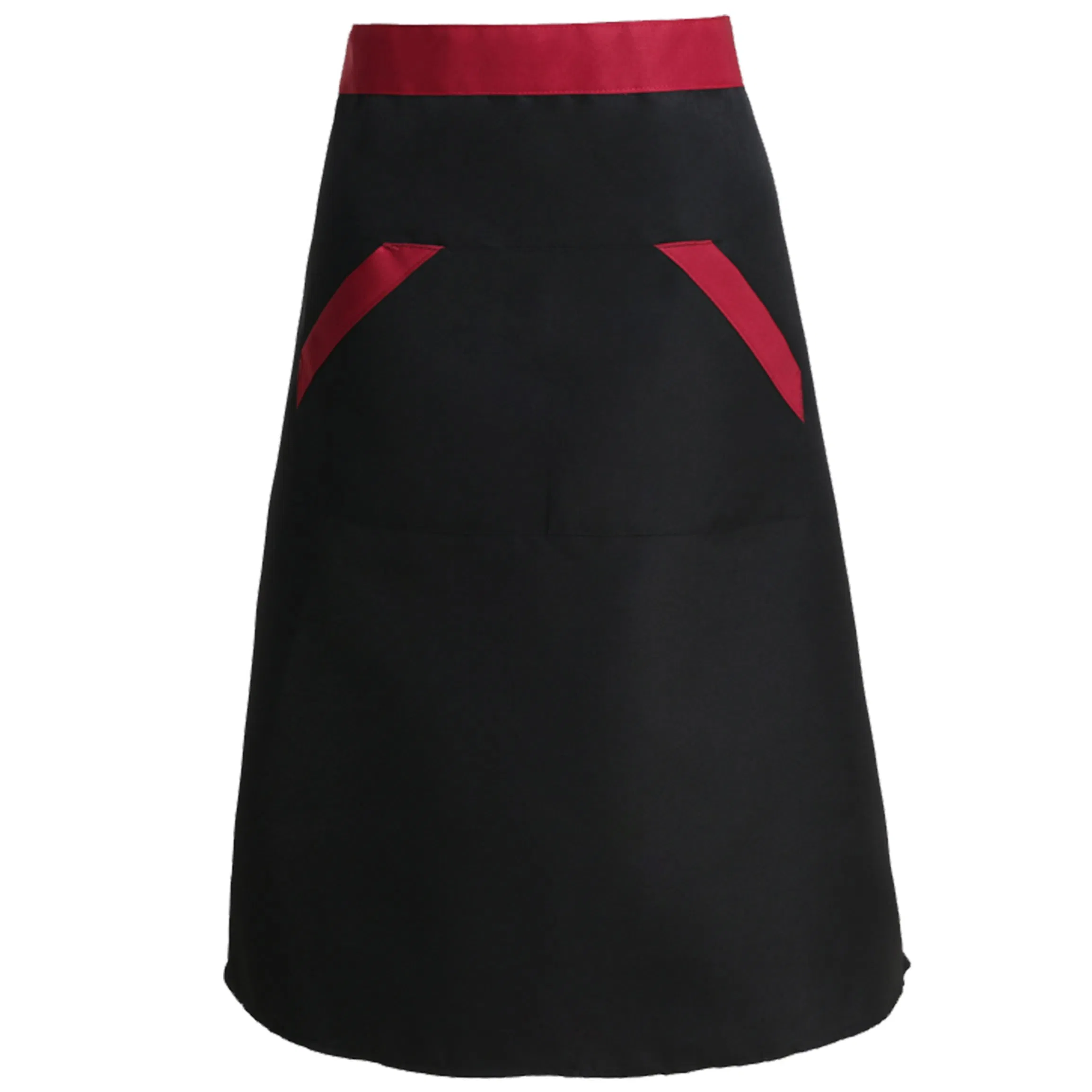 Custom Logo Kitchen Apron Coffee Shop Waiter Aprons Cotton Waist Apron