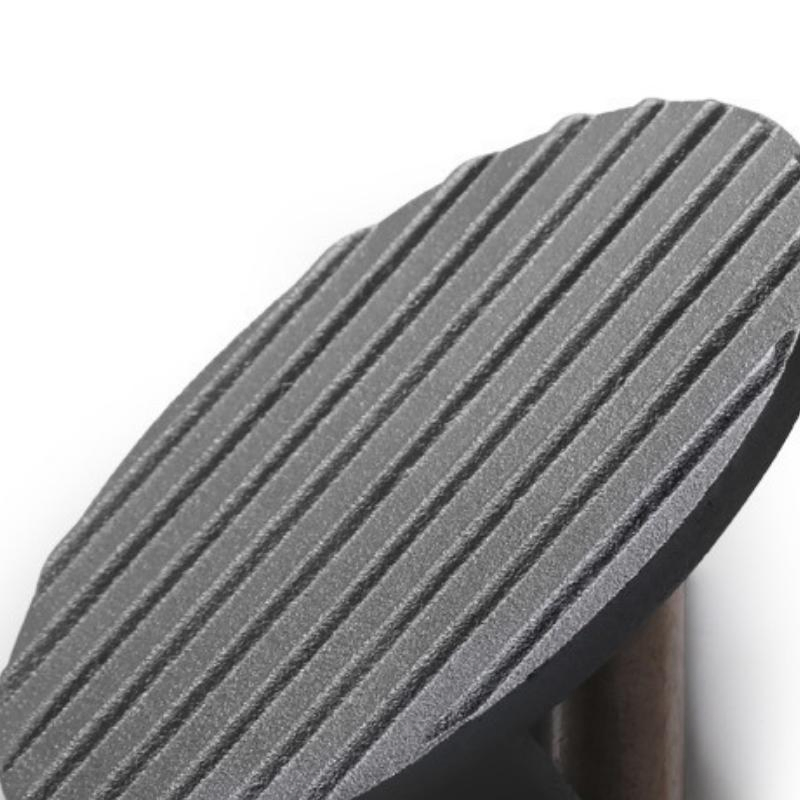 Burger Press with Wooden Handle Cast Iron Meat Press with Bottom Bar Bacon Press Round Grill Plate Wbb15857