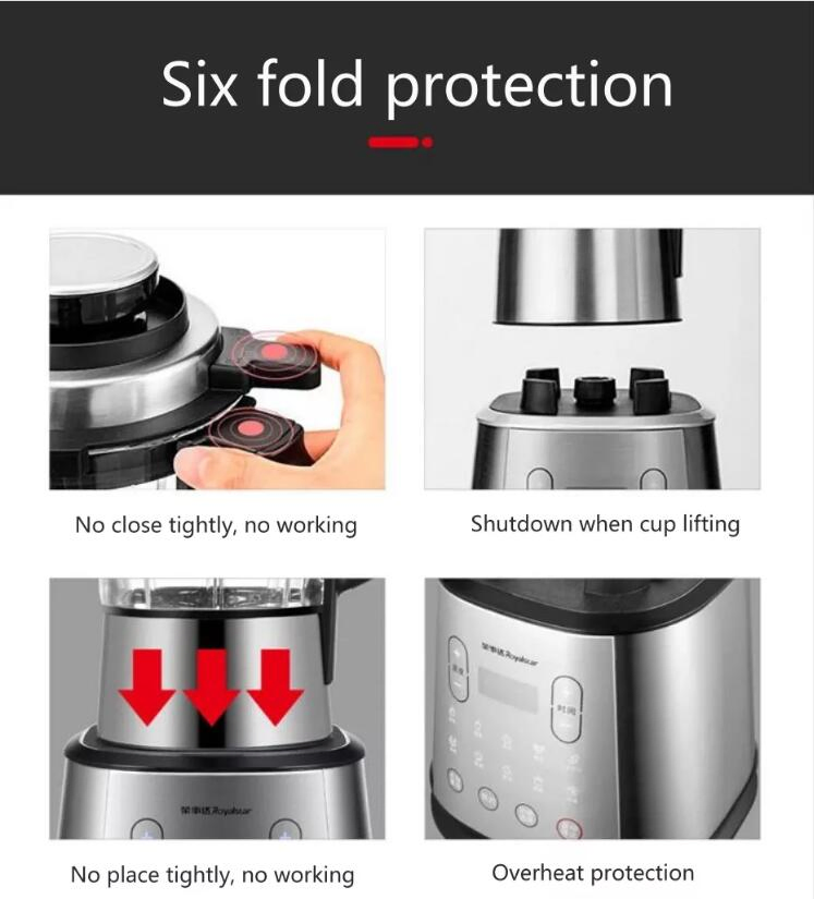 Wholesale 1.7L Powerful Heating Fruits Juice Blender Smoothie Blender Professional Nutrition Blender