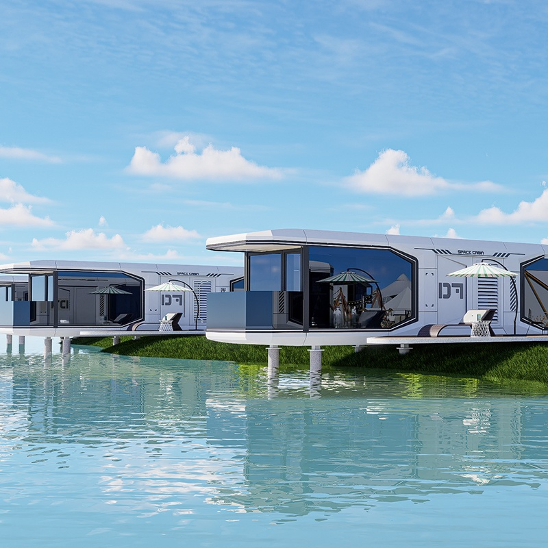 Modern Prefab Luxury Smart Eco-Friendly Steel Structure Villa – Modular Mobile Capsule House