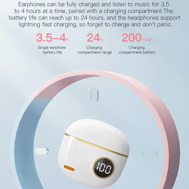 Trending Noise Cancelling Gaming Bluetooth Wireless Headset Earbuds Earphone