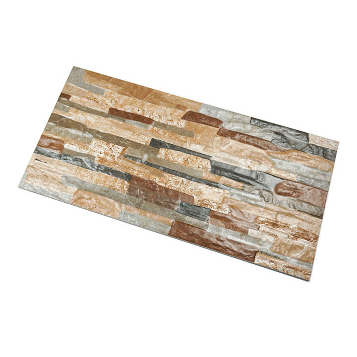 Керамическая плитка 3D 300x600 мм для фасада под камень