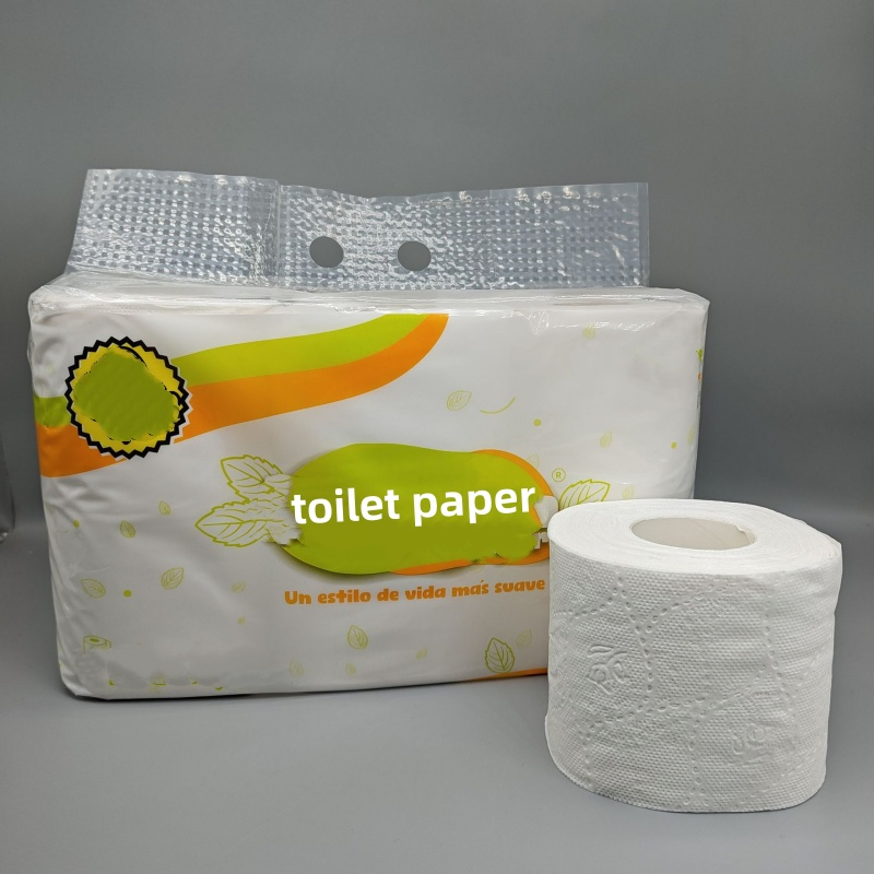 Premier 1 Ply Virgin Wood Bamboo Unscented Embossing Jumbo Roll Toilet Bath Tissue Paper with Core