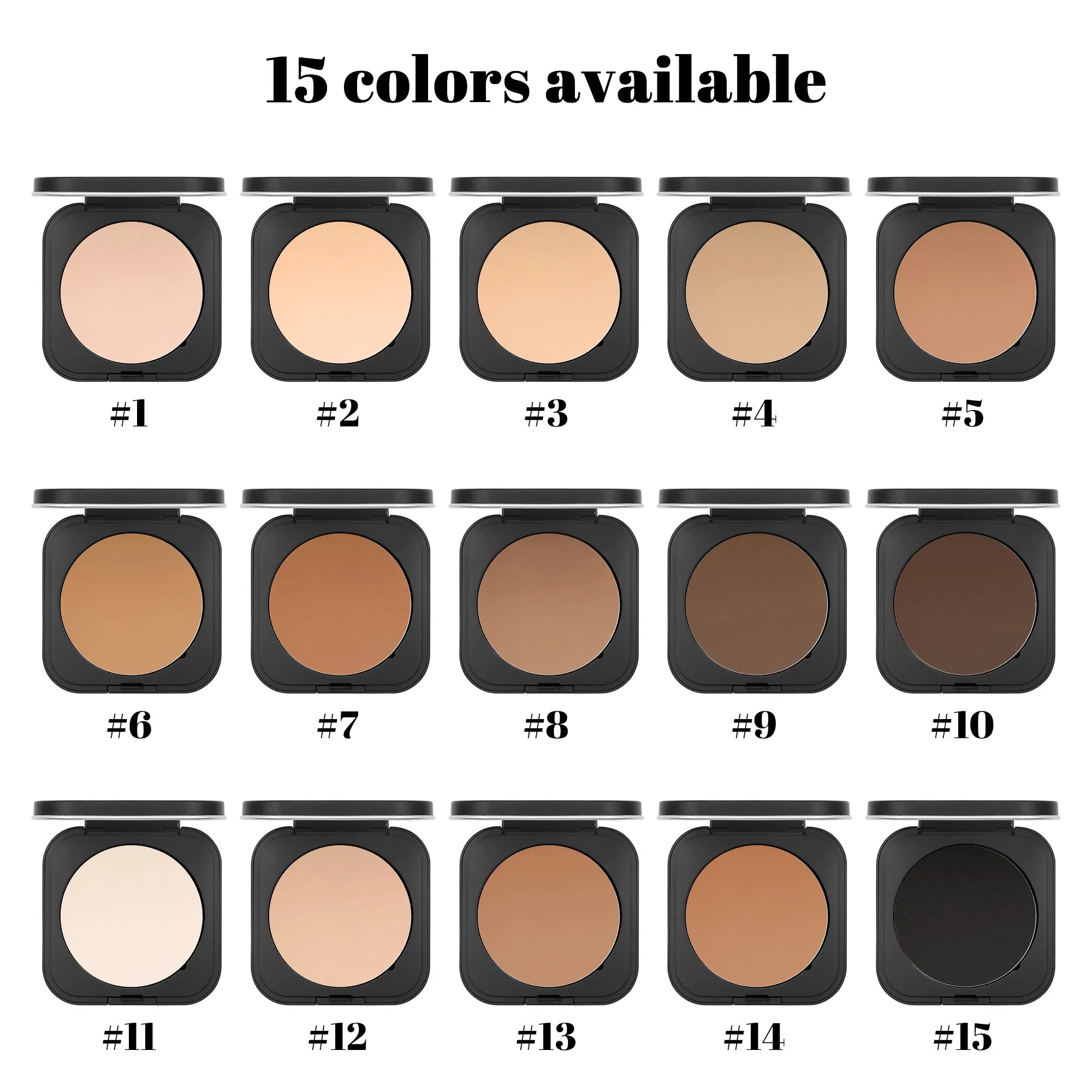 Private Label Face Powder Cosmetics Powder Pressed Compact Powder