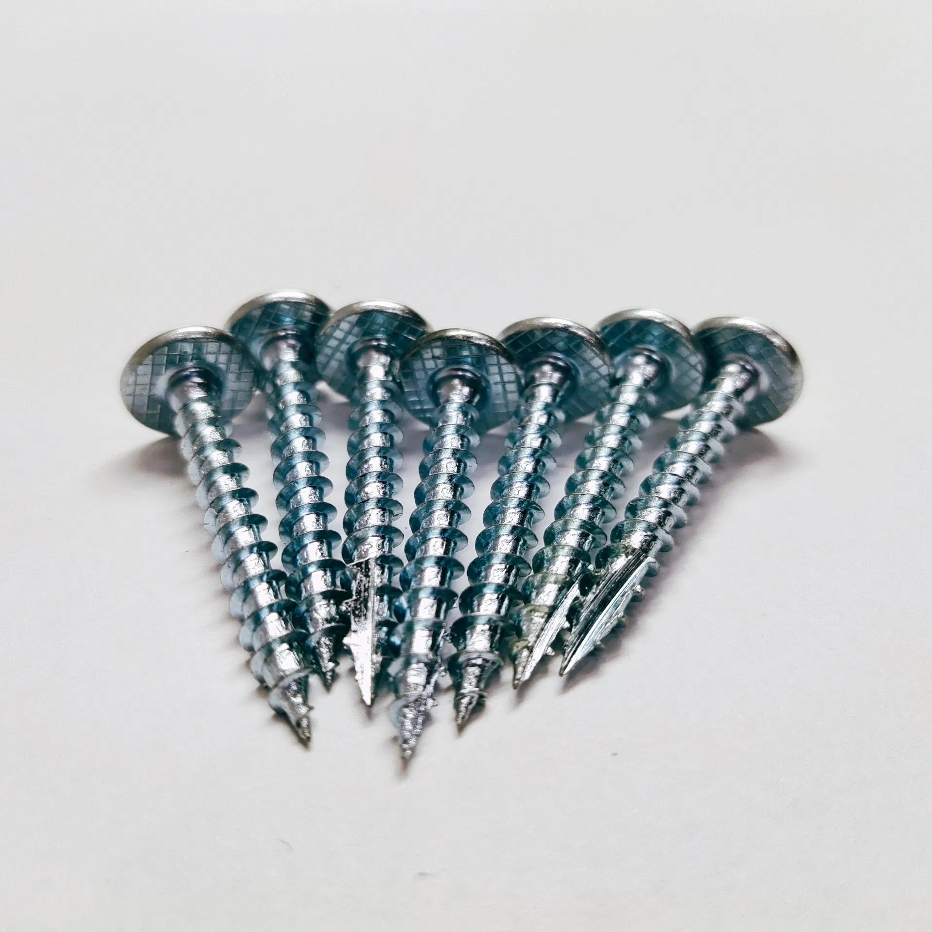 Carbon Steel Metal Galvanized Phillips Round Wafer Truss Head Self Drilling Screw