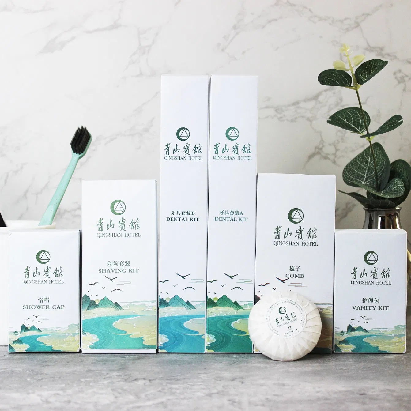 Wholesale Eco Friendly Customized Personalized Toiletries Set Hotel Amenities 01