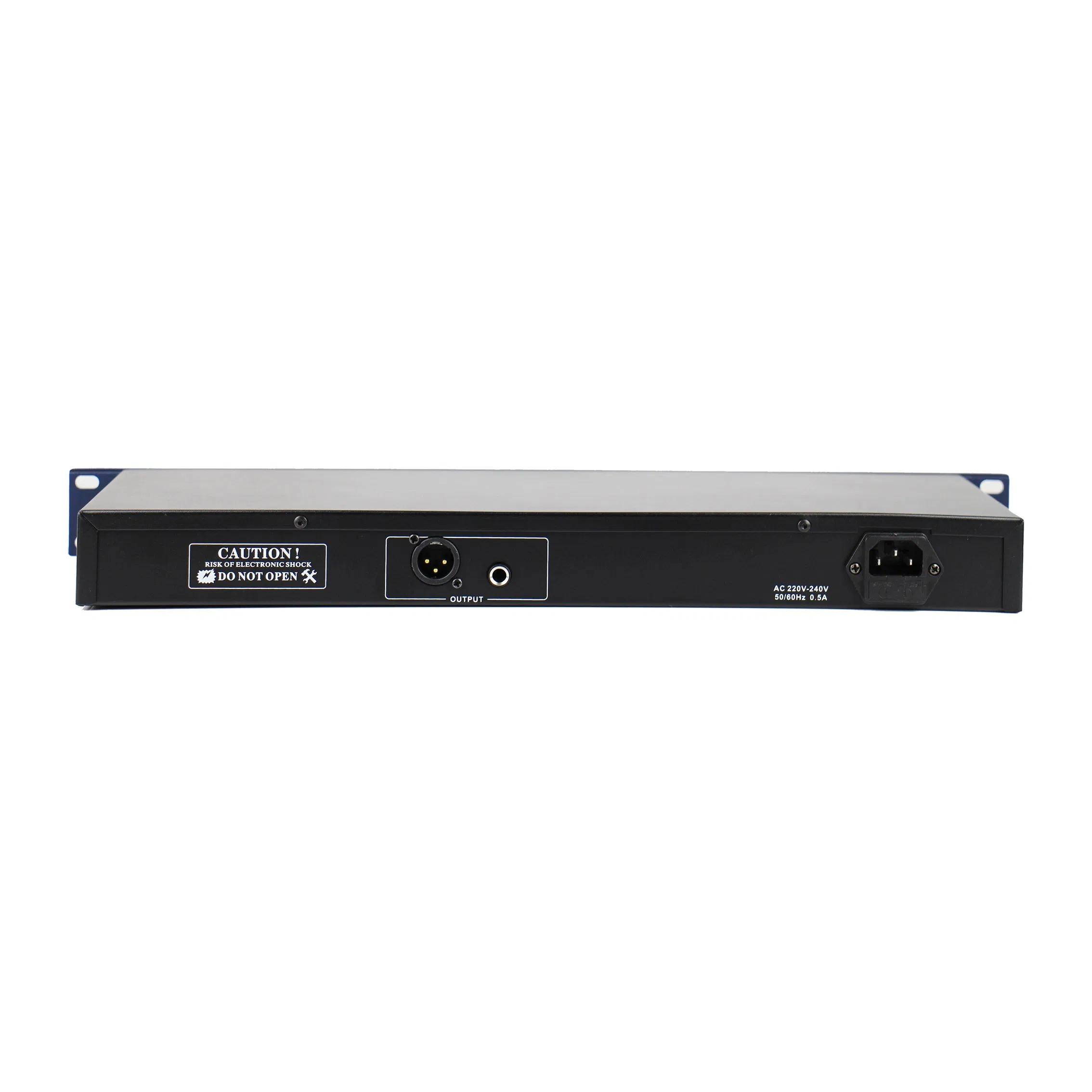 Professional Audio Dual 2 Channel Advanced Feedback Suppressor, Crossover and Sound Processor for PA System