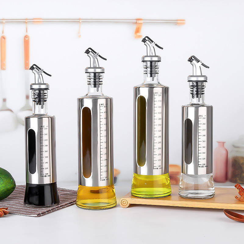 Transparent Manufacturer Low Price Essential Glass Oil and Vinegar Dropper Bottles with Nozzle Cap