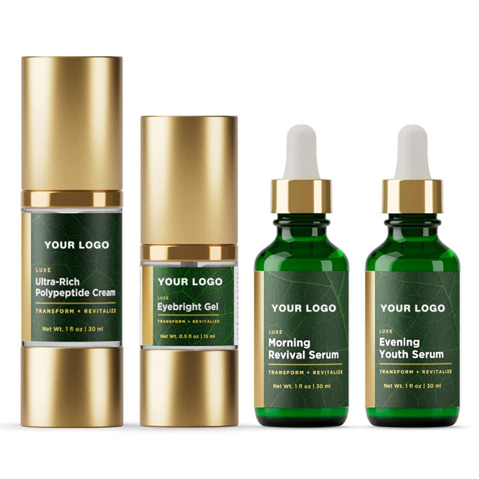 OEM/ODM Deep Cleaning Facial Cleanser Skin Care Serum Face Moisturizer Moisturizing Toner Vitamin C Skincare Set