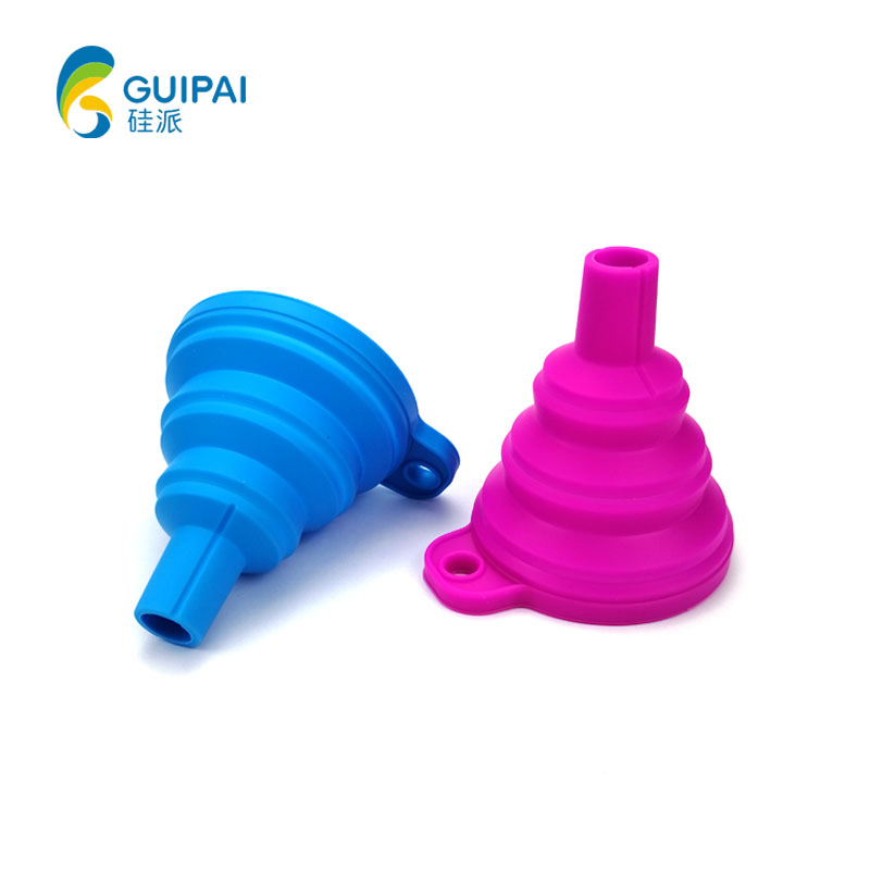 Silicone Collapsible Funnel Cooking Tools Flexible Hopper for Oil Liquid