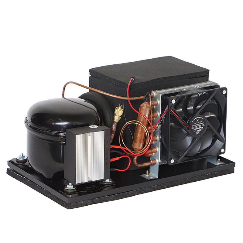 Purswave SA25DC DC 12V24V Mini Air Cooler for Cats Refrigeration Units Air Cooled Compressor Units Small Portable Air Conditioner Units Tiny Compressor