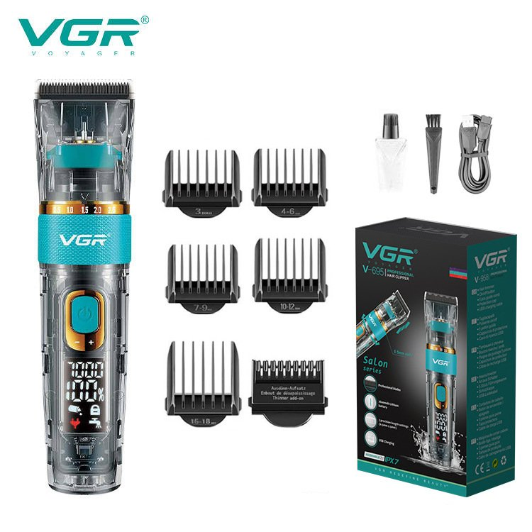 Professional Vgr Hair Clipper Hair Trimmer Hair Cutting Machine for Men Barber