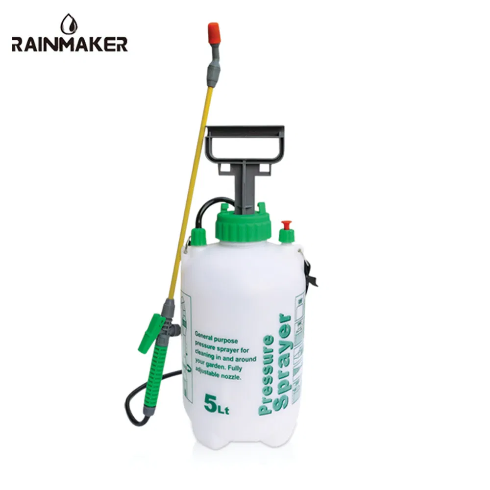 Rainmaker 5L Farm Plastic Manual High Pressure Irrigation Water Shoulder Sprayer