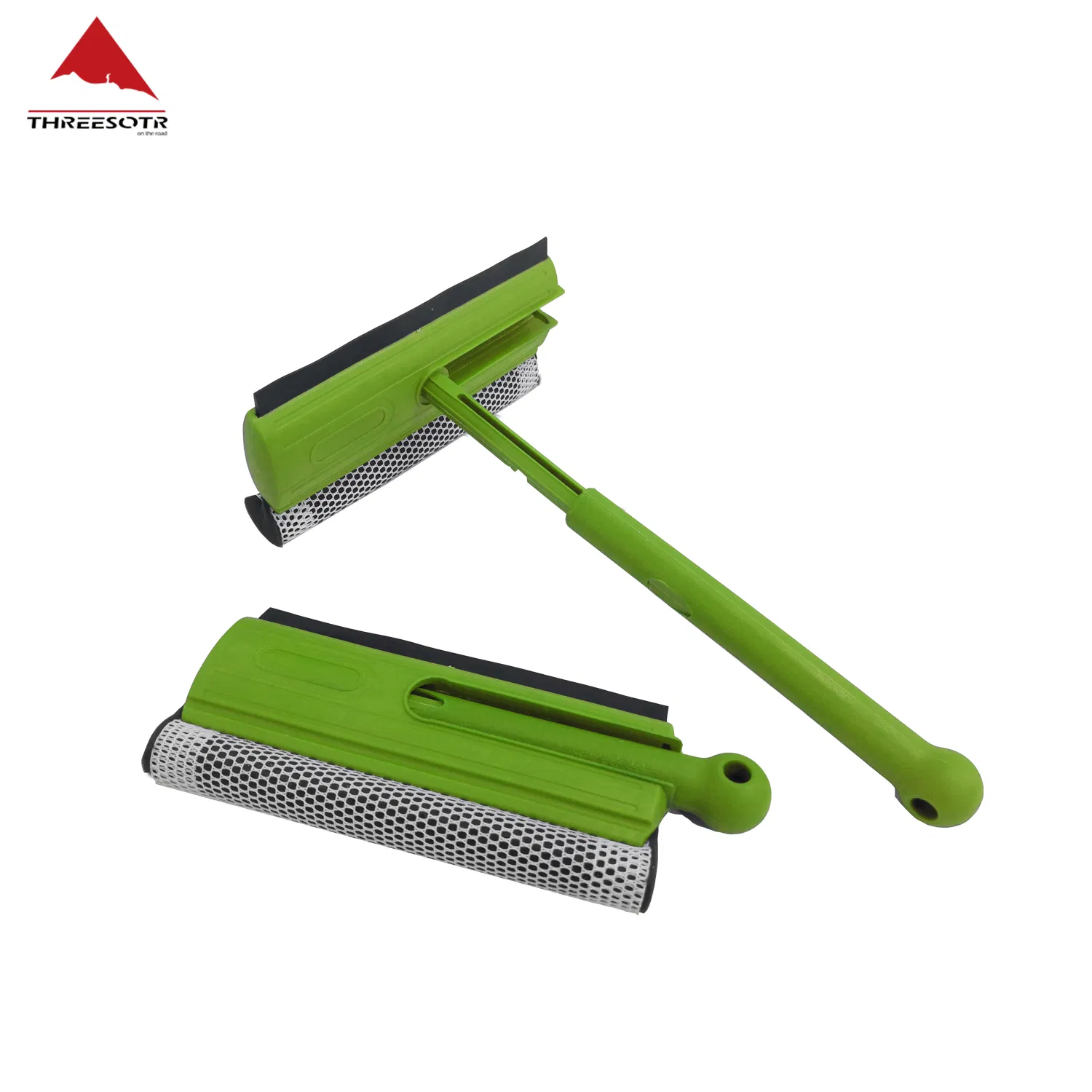 Compact 8inch Car Window Cleaner Squeegee in Green