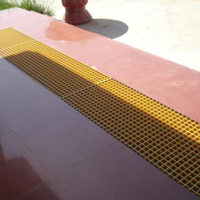 Hw Quality 38*38*25mm Fiberglass FRP Grating for Trench Cover Plate