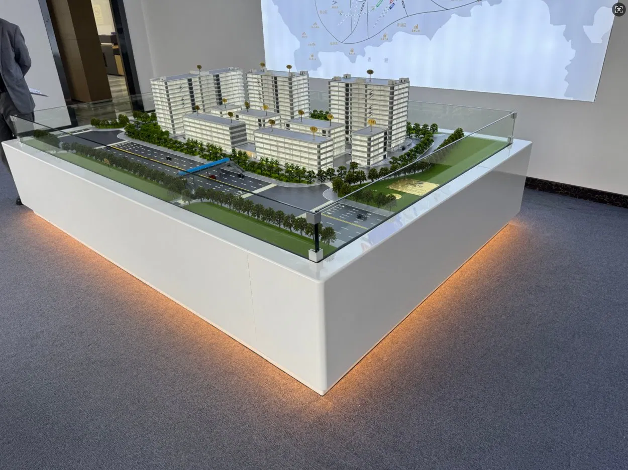 3D Industrial Park Comprehensive System Planning Building Scale Model