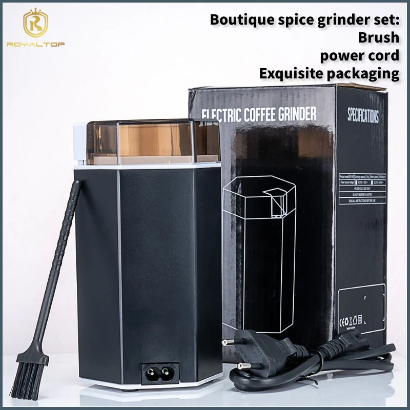 Hexagon Grinding Coffee 110V 120V 220V Electric Coffee Grinder Machine with 150W Electric Motor