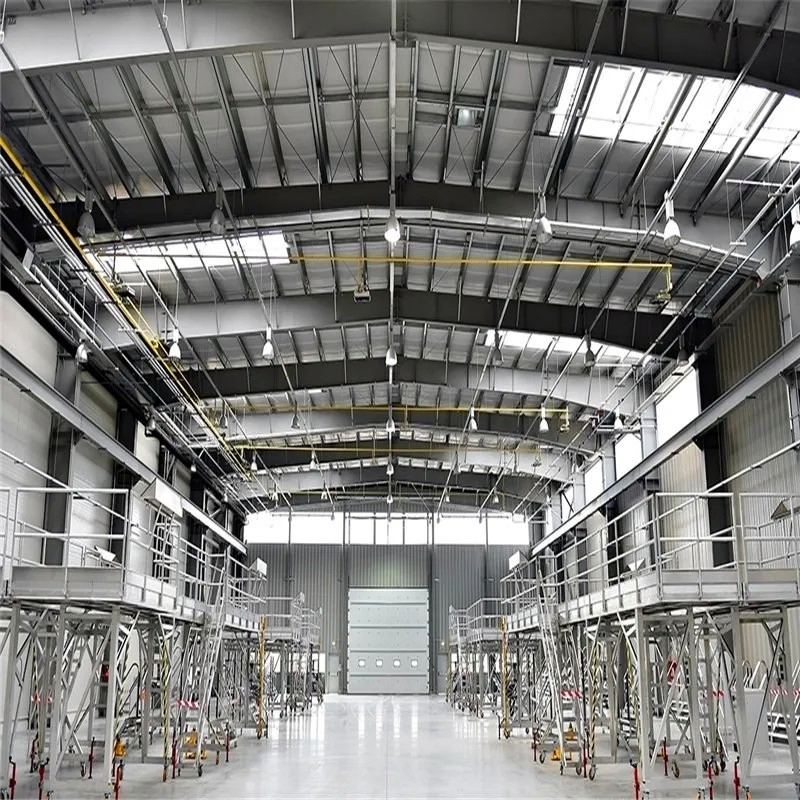 China Prefabricated Q235 H Steel Beam Steel Structure Construction for Algeria