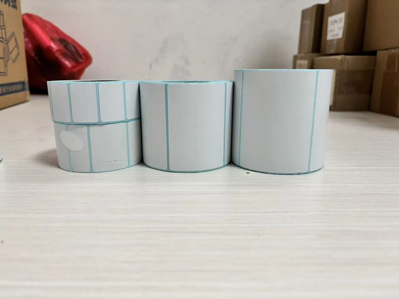 Customizable Adhesive Label for Printing Logo Price Address Barcode