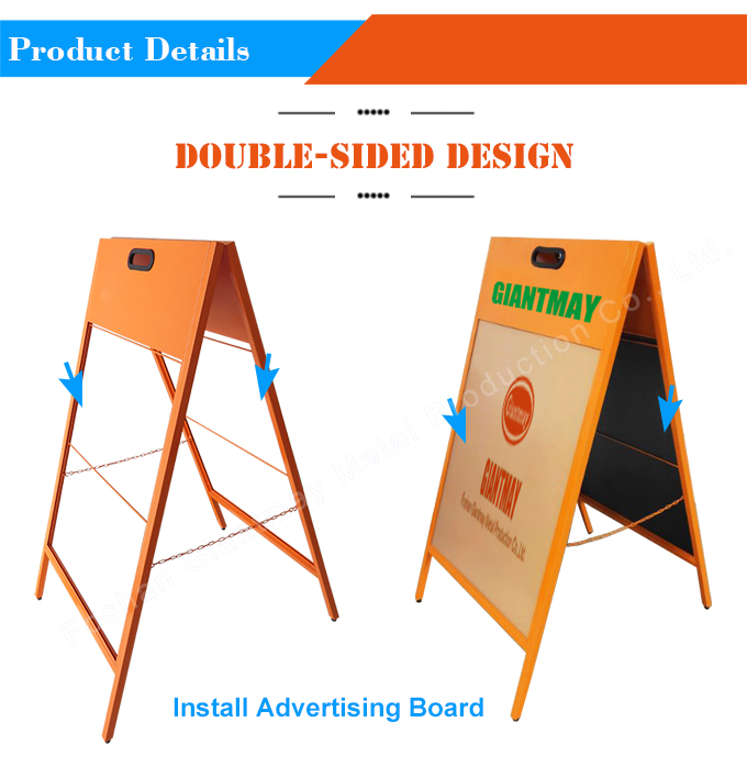 Replaceable Advertisements a-Type Foldable Advertising Version Sidewalk Sign