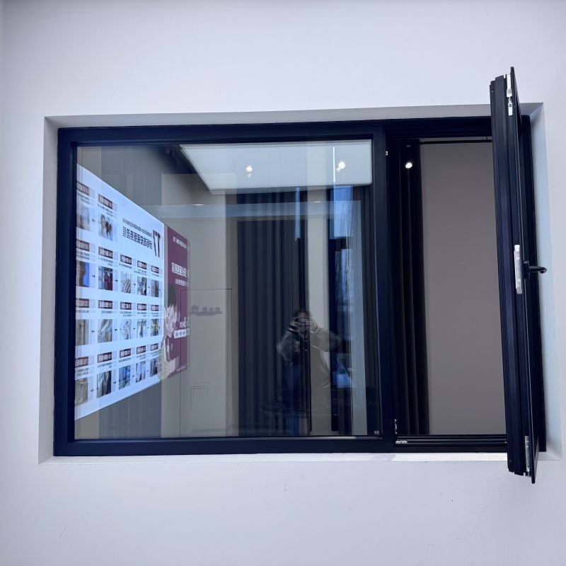 Aluminum Window Frame Energy-Efficient Inward Opening Tilt-and-Turn Windows/Windows Factory/Soundproof Aluminum Window/Heat Insulation Window