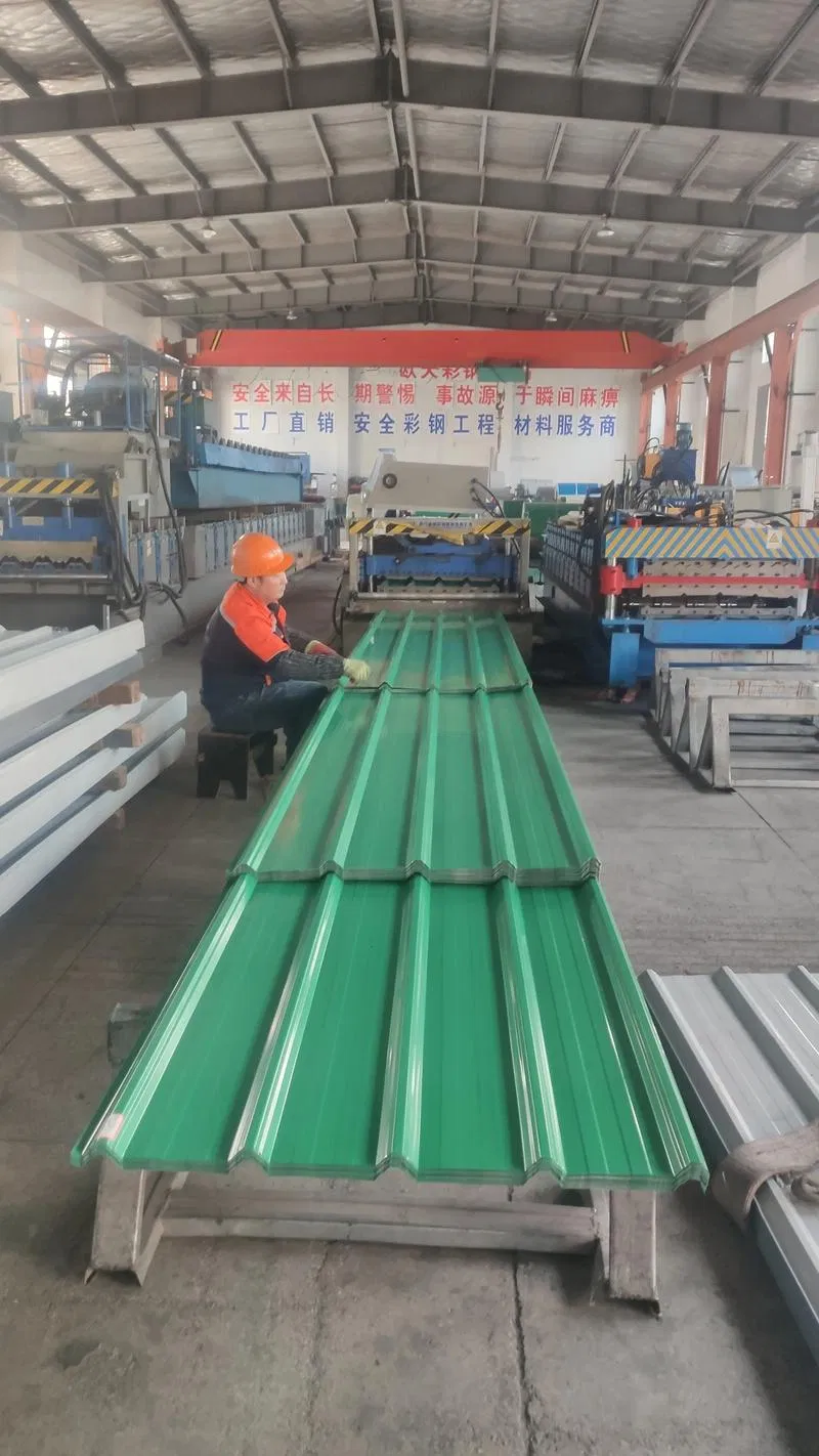 Galvanized Steel Color Coated Metal Circular Ridge Cap Roofing Tile