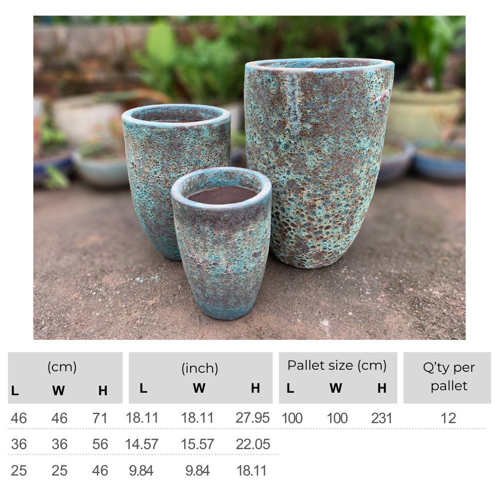 Набор горшков керамических скандинавский стиль