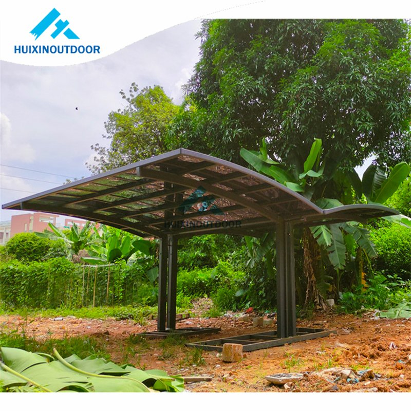 20X22 Polycarbonate Cantilever with Aluminum Carport