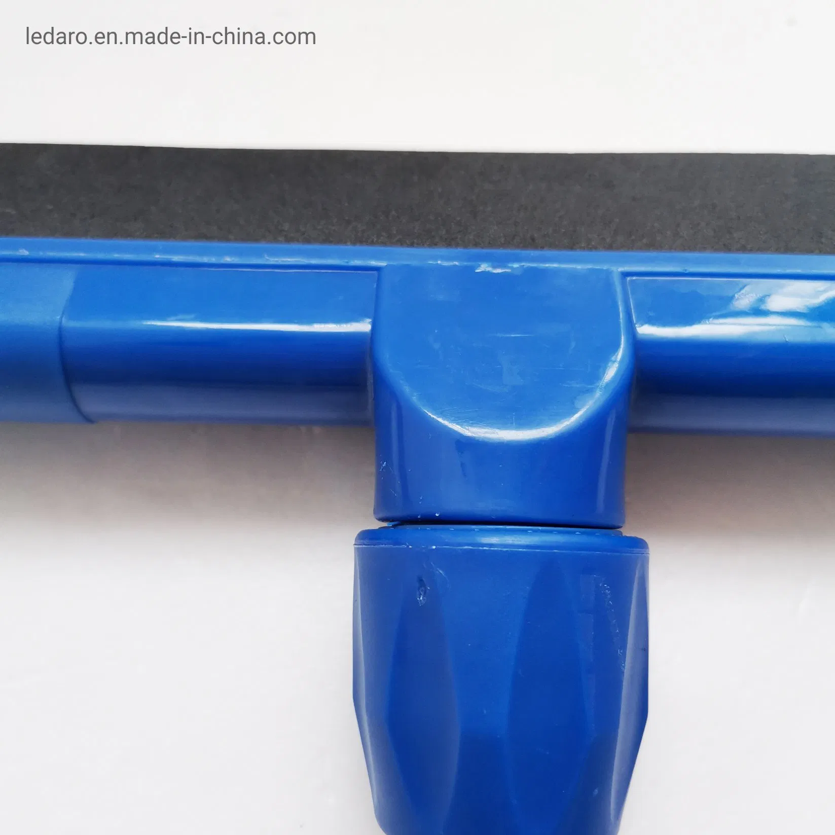 Commercial Professional Plastic Floor Squeegee 18“ Length Twin Black Blades Threaded Socket