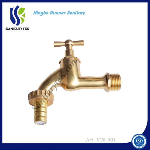 Brass Hose Union Bibcock (V26-301 Sandblasted)